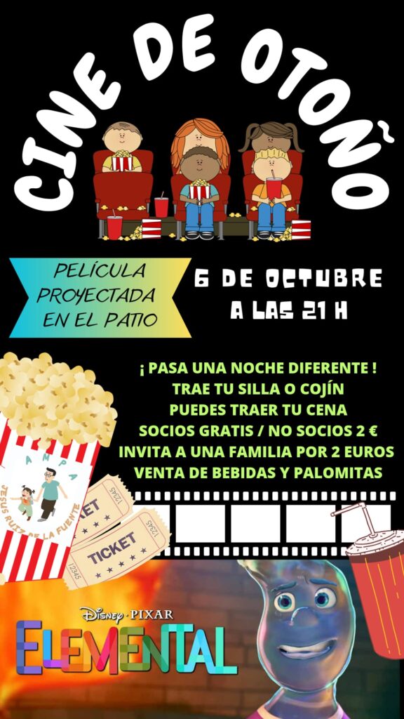 🍿Cine de otoño en el cole🍿