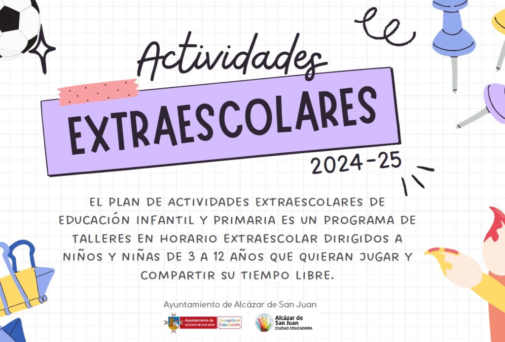 Extraescolares 2024-25. AYUNTAMIENTO